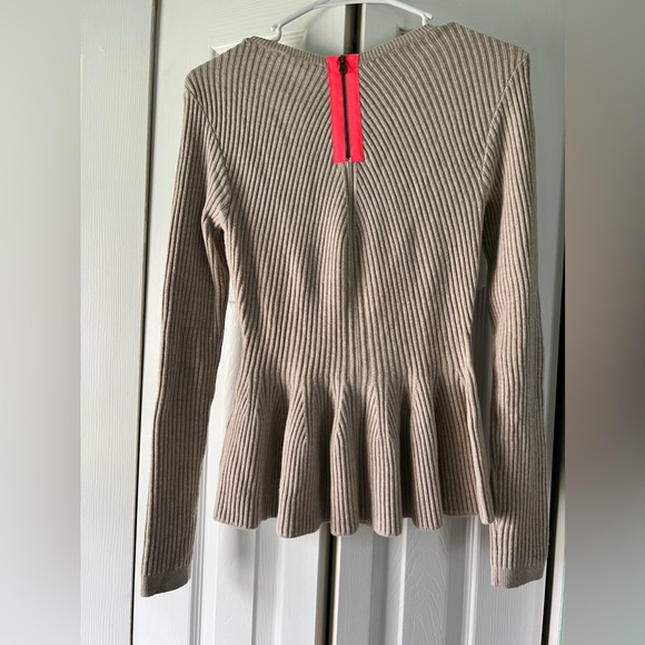 Rebecca Taylor Colorblock Zipper Sweater Size Small - Picture 2 of 4